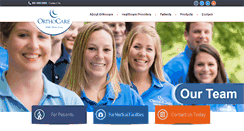 Desktop Screenshot of orthocaremedical.com